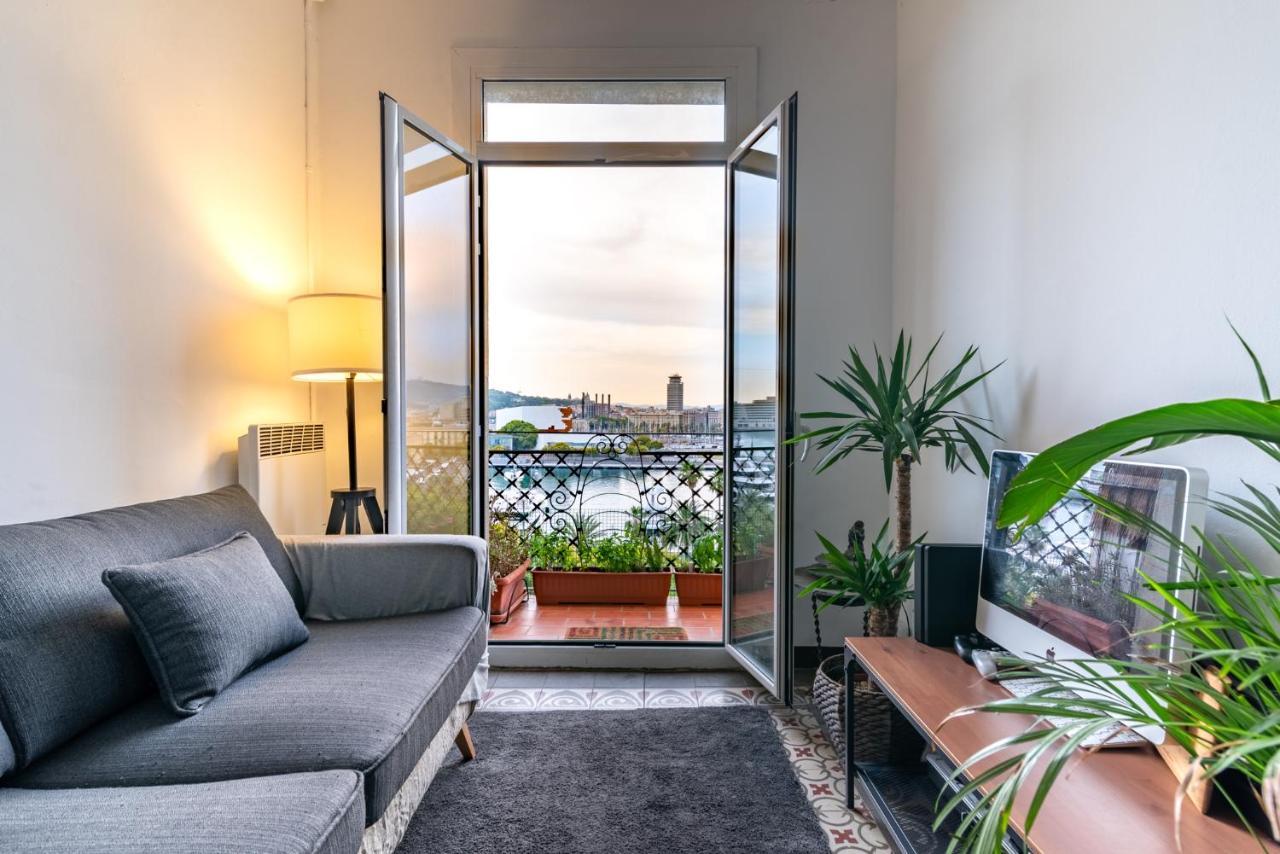 Superb Cute Flat Barcelona Bests View On The Sea For Couple 외부 사진